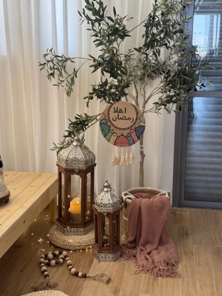 زاوية رمضانية بفوانيس فضي