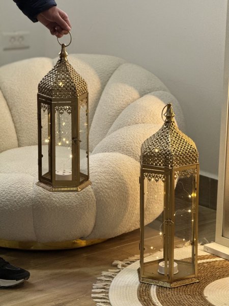 طقم فوانيس نحاس 🌙