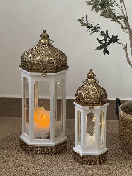 طقم فوانيس خشب جودة عالية 🤩