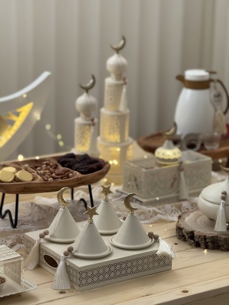 مضيفة مقسمة أربع أقسام 🌙⭐️