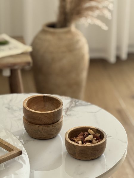 صحن تقديم خشب مانجو هندي (اجود أنواع الخشب )