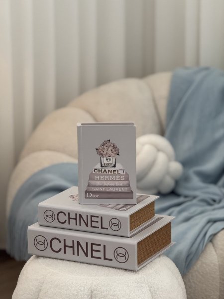 طقم ٣ كتب ديكور خشب (تستخدم للتخزين والديكور )