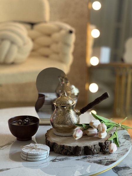 غلاية نحاس حجم كبير مع غطا ✨