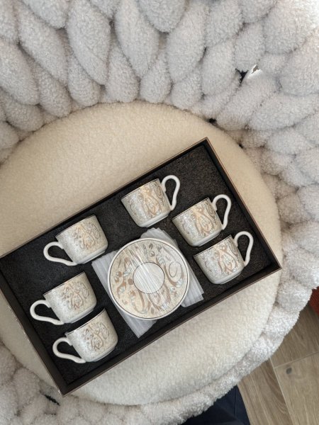 طقم *6 فناجين قهوة ☕️