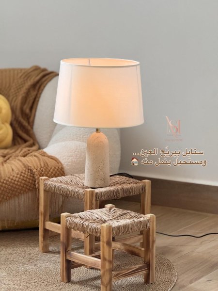 تيبل لامب حجري ،جودة عالية 🤩