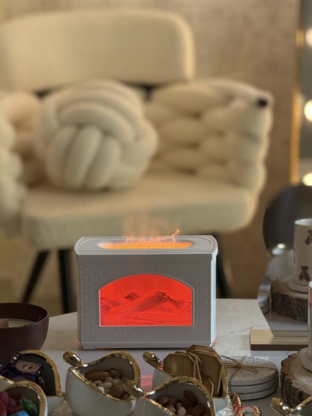 مبخرة إلكترونية مع شكل فير بليس 🎀